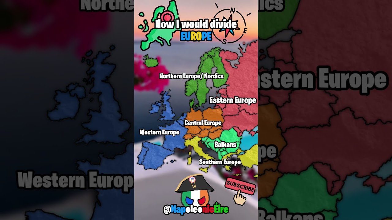 how I would divide Europe #mapping #map #europe #geography #napoleon #europa