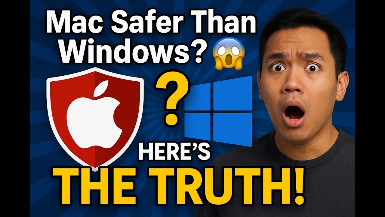 Mac vs Windows Security: Why macOS Is Actually Safer 🔒 (2025 Guide)