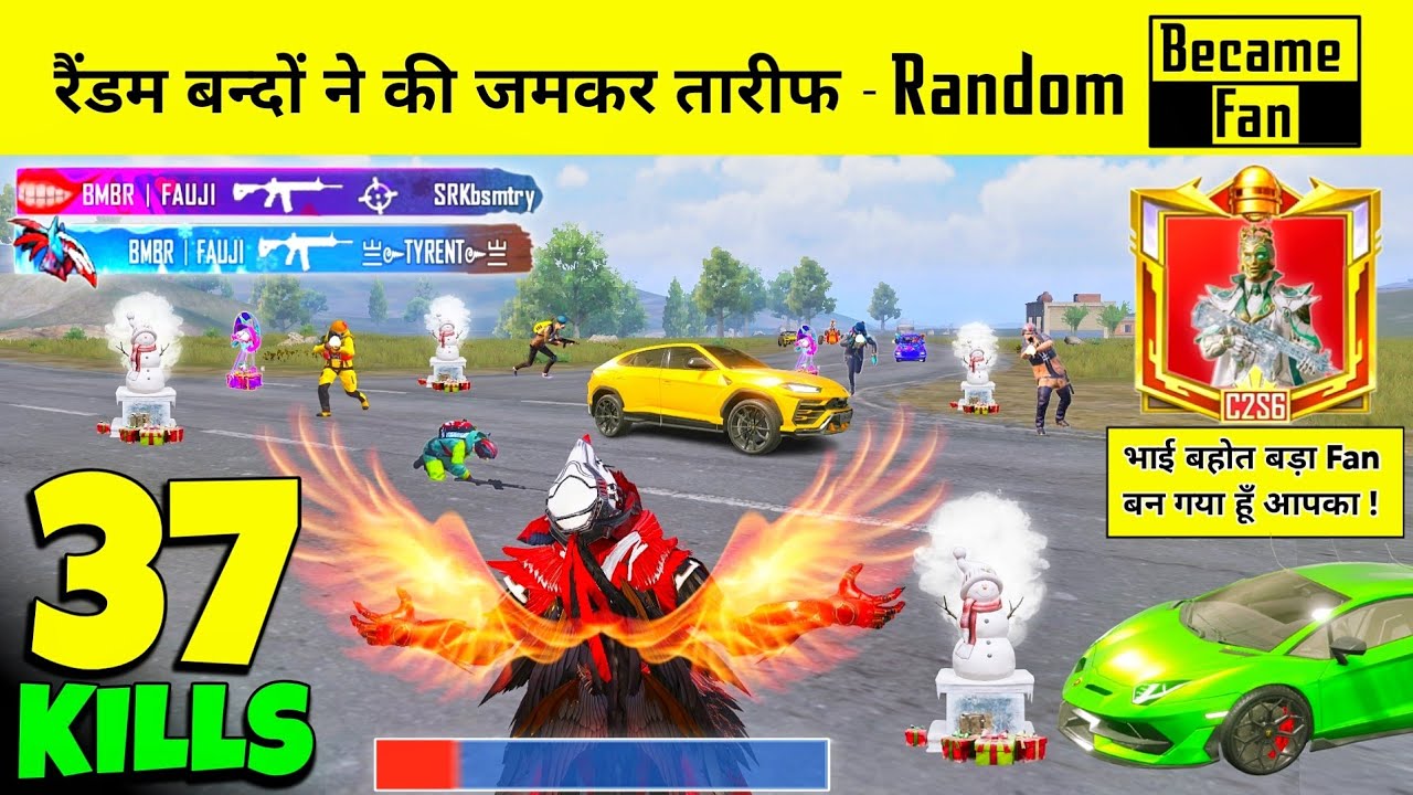 🔥 RANDOM BECAME DIE HARD FAN AFTER I DID 1 VS 8 CLUTCH IN PUBG MOBILE