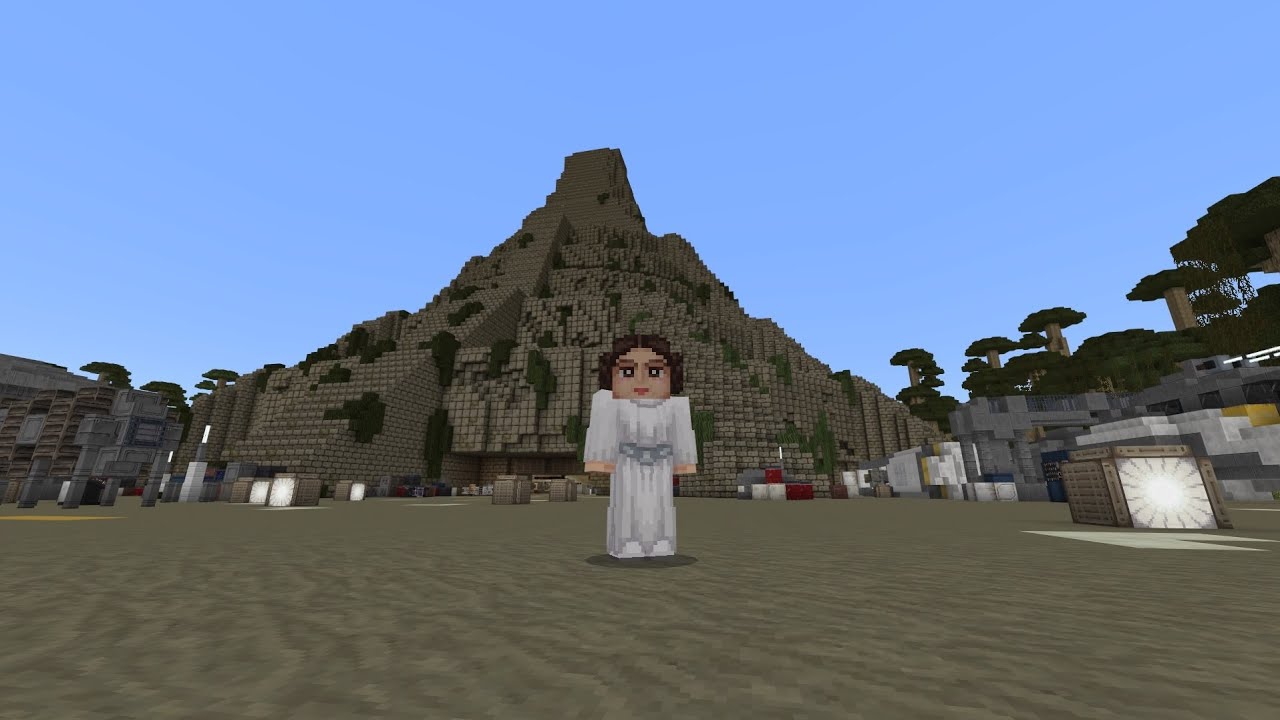 Minecraft Star Wars Mashup Pack Tour - Yavin 4 + Death Star (Trench Run)