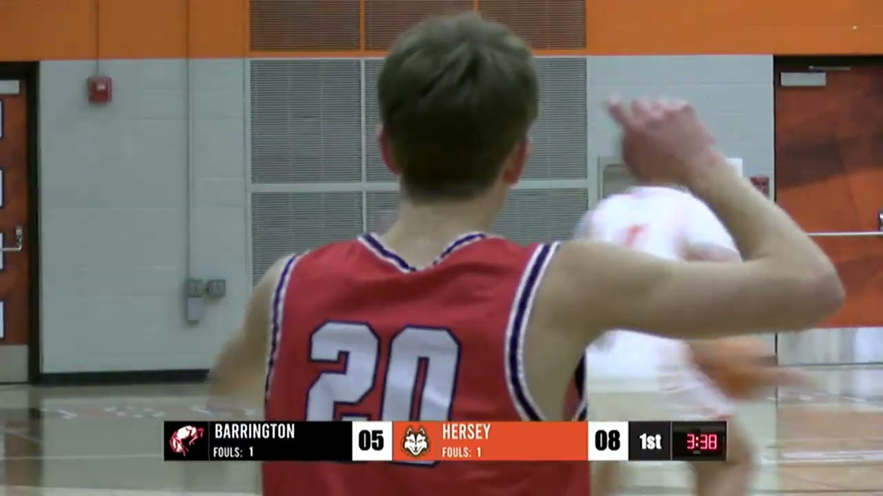 Hersey Boys Basketball vs Barrington