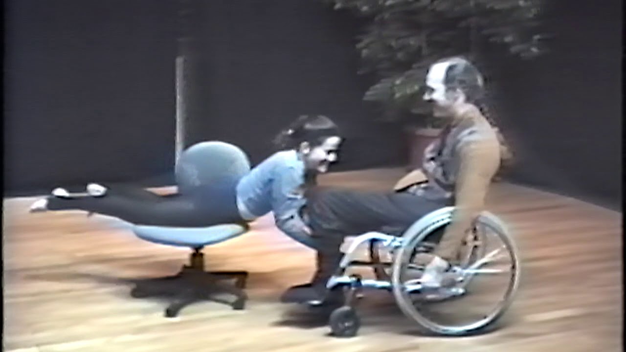 Contact improvisation Office Chair, Wheelchair Trio