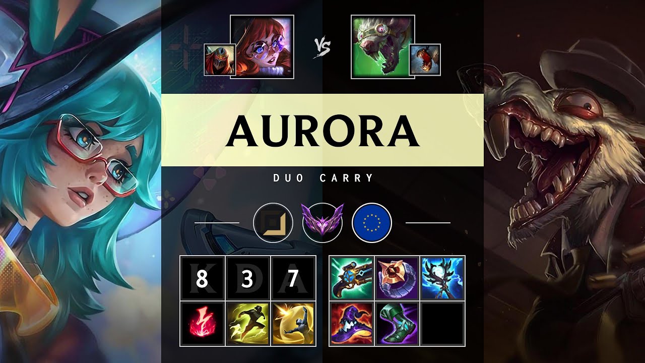 Aurora Carry vs Twitch - EUW Master Patch 25.13