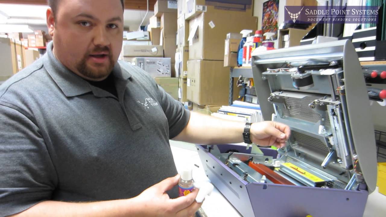 How To Clean Your Fastback Model 20 Tape Binding Machine