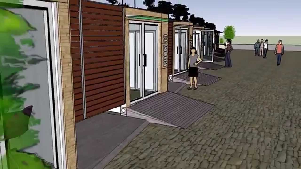 Hotel Motel Container Shelter Box Produzione Vendita Noleggio