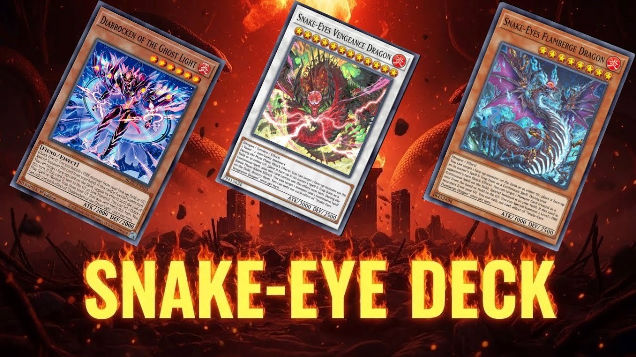 Ultimate Snake-Eye Deck with NEW Hand-Trap Diabrocken [BLZD] - Post-Release Profile