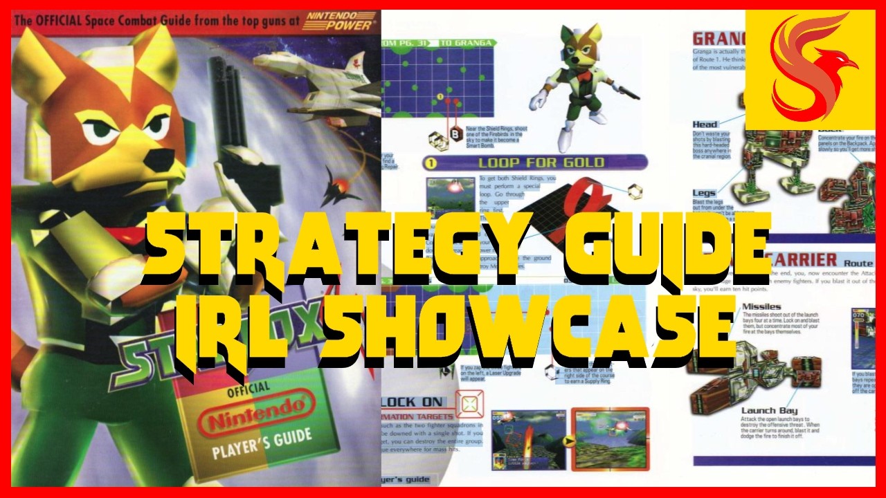 Star Fox 64 Nintendo Power Official Strategy Guide IRL Showcase