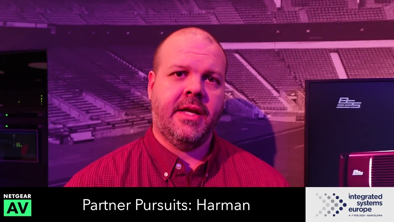 ISE 2025: Kyle Barron from Harman AMX Talks AV Integration with NETGEAR AV