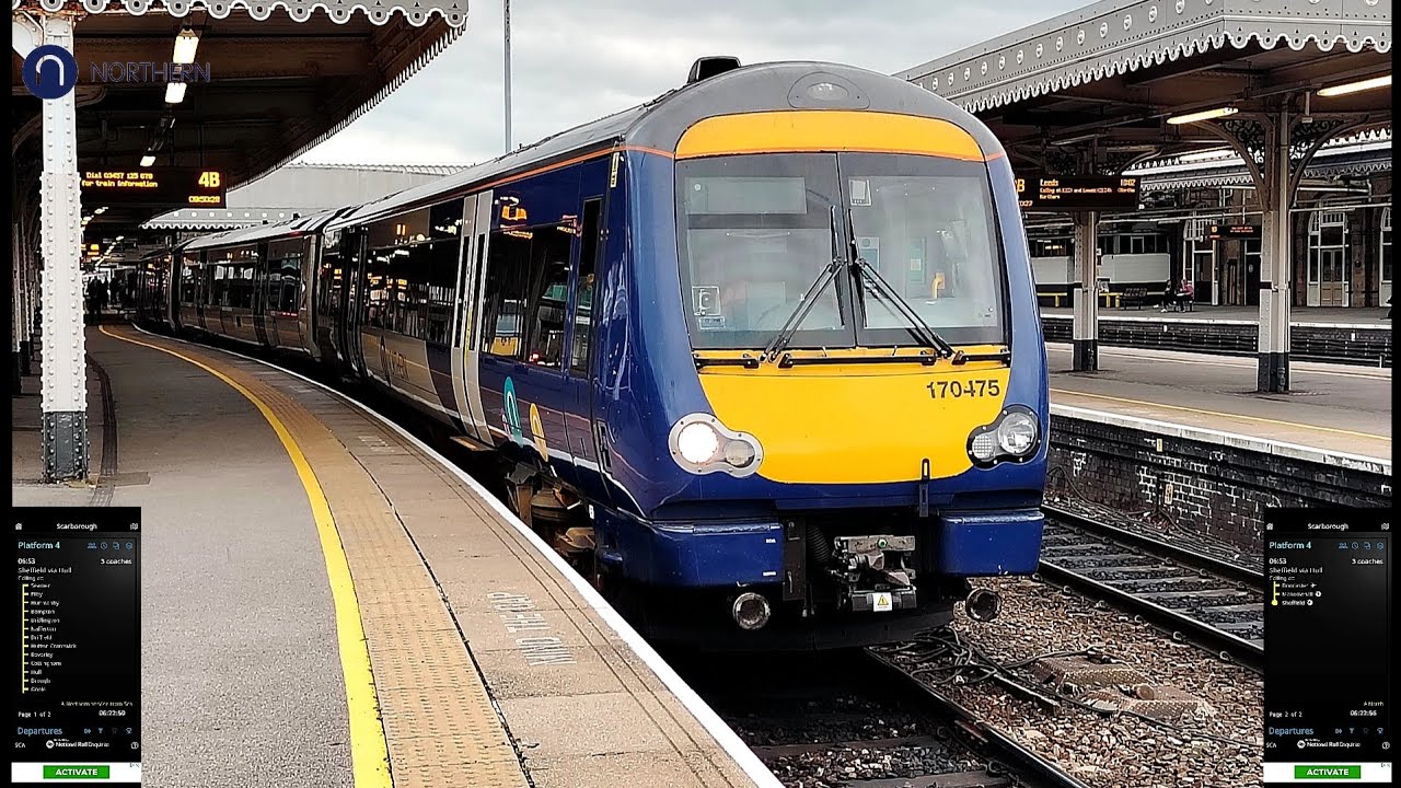[Northern Class 170 Turbostar] Scarborough to Sheffield via Hull
