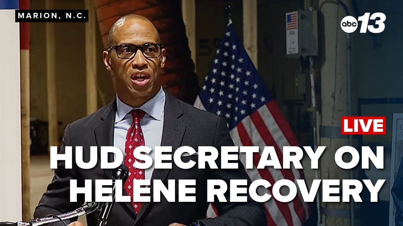 HUD Secretary talks Helene recovery in North Carolina