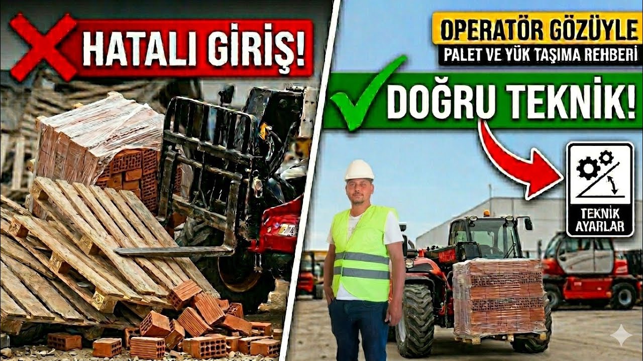 Palete Girerken ve Yük Taşırken Bu Hataları Sen de Yapıyor musun?