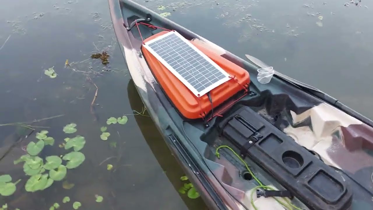 Caiaque Tuna 115 com Motor Elétrico e Sistema Solar