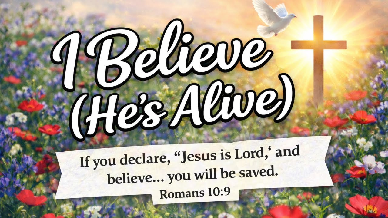 I Believe (He’s Alive) | Lyric Video Resurrection Sunday Worship Song | Easter Praise & Hope