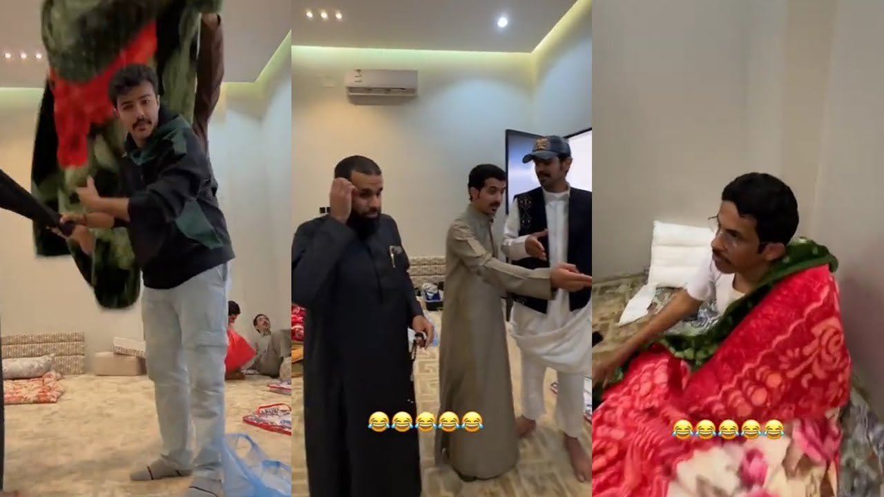 فصلة الشباب قبل النوم😂| سنابات زايد بن سابر