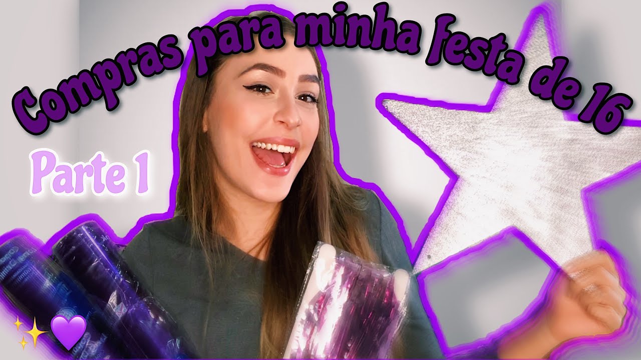 COMPRAS PARA MINHA FESTA DE 16| TEMA EUPHORIA- Louise Sophia