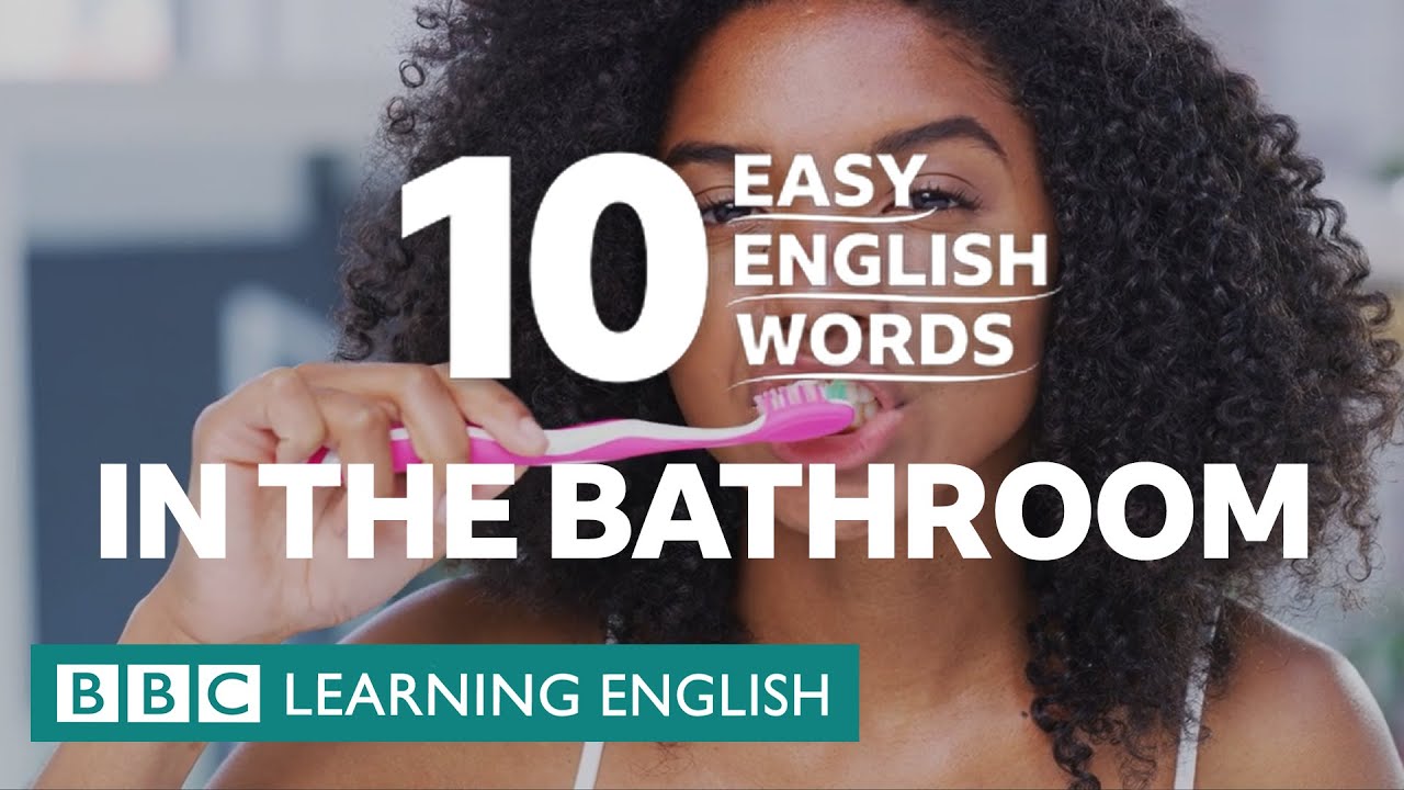 In the bathroom: 10 Easy English Words 🛀🏿🚿🧴🧖