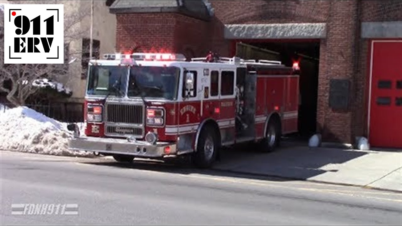 Waltham Fire Engine 1 Responding