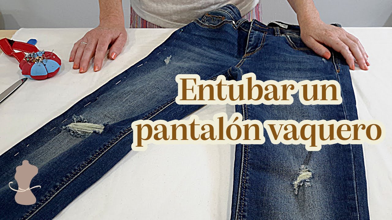 Entubar un pantalón vaquero