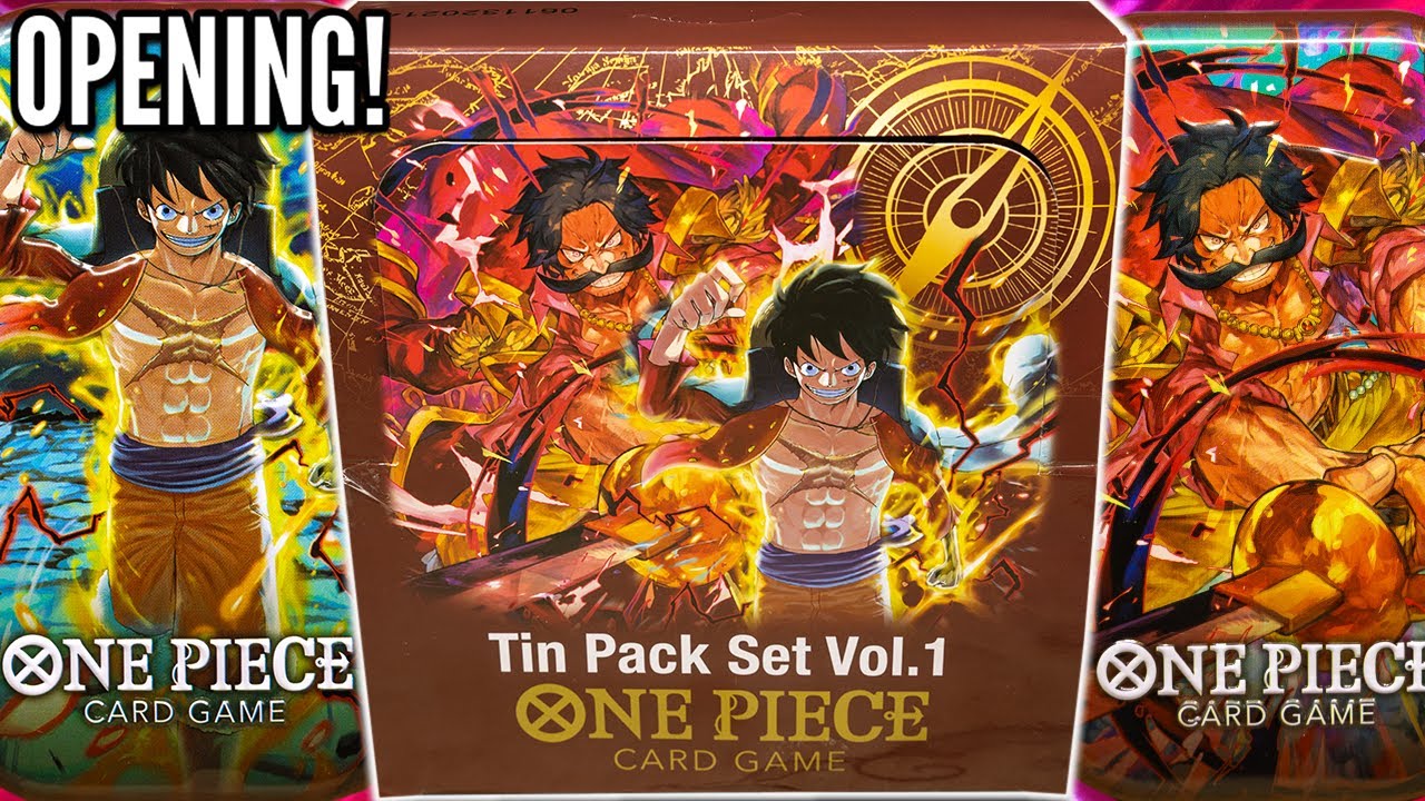 NEW One Piece Tin Pack Set Vol 1 Opening!