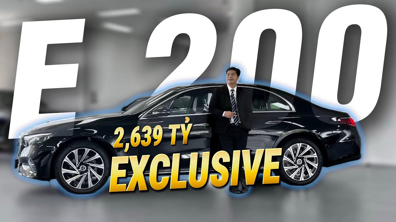 Mercedes E200 Exclusive V1 2025 – Sedan hạng sang dưới 3 tỷ, quá đáng tiền | Hoan Channel