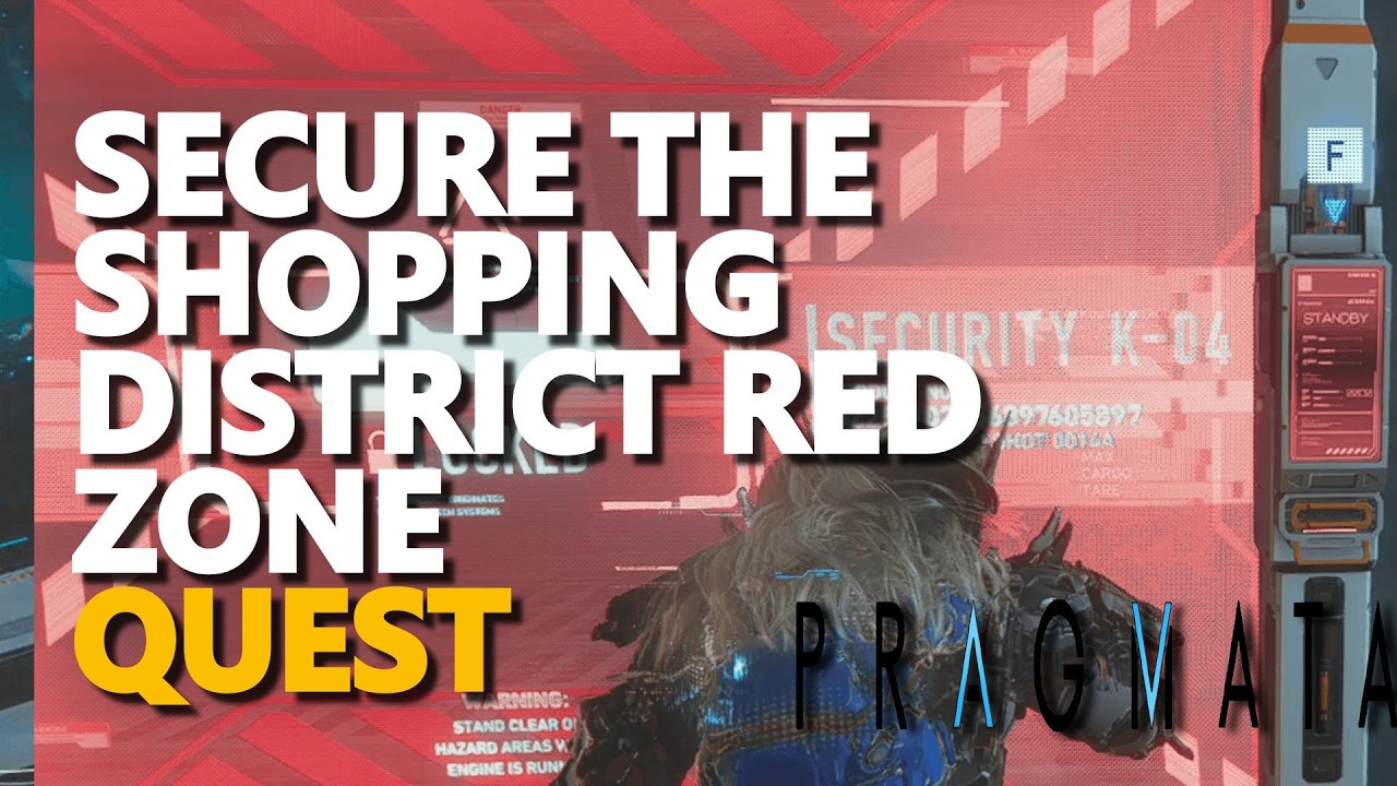 Secure the Shopping District Red Zone Pragmata