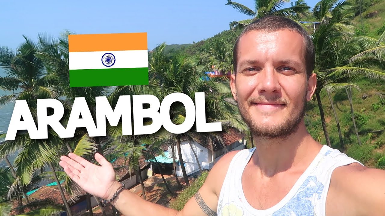 Пляж хиппи в Гоа 🇮🇳 Арамболь (Индия)