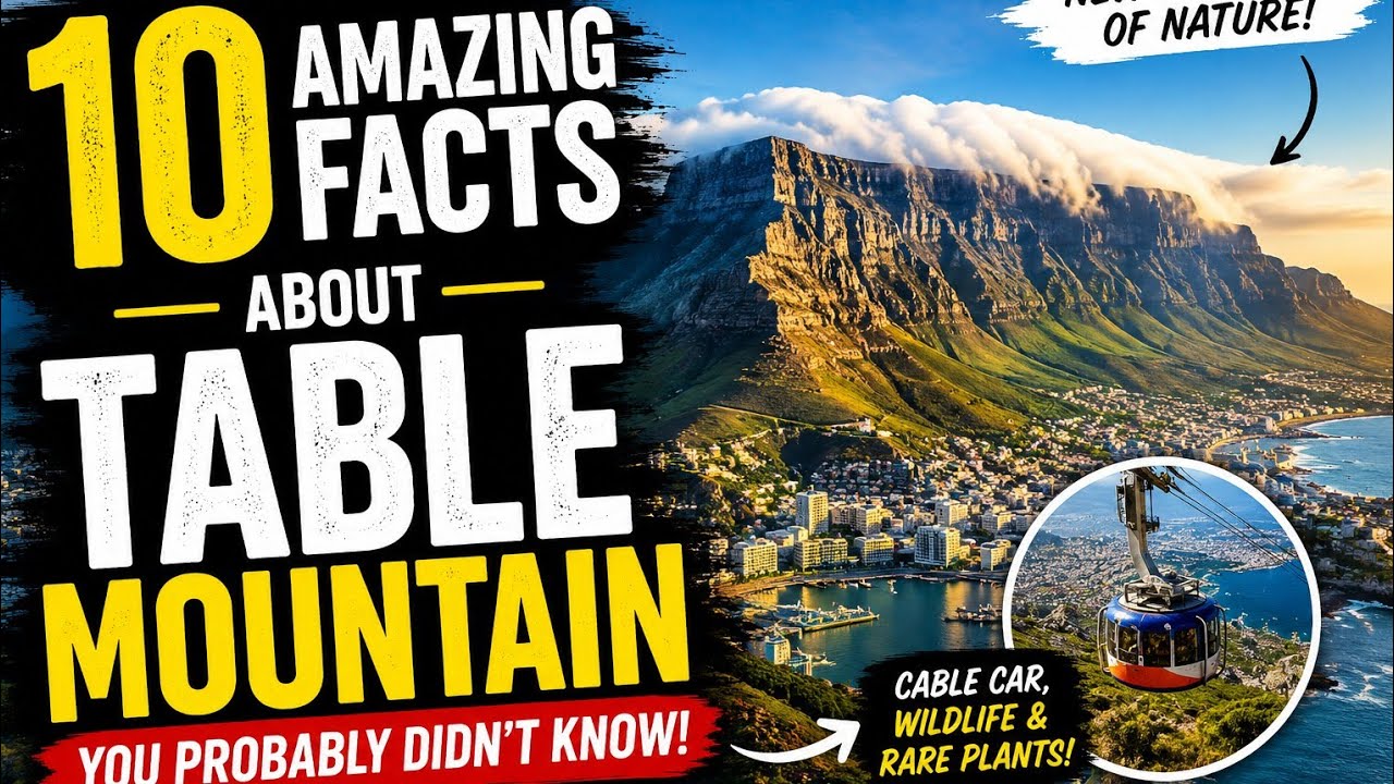 10 Amazing Facts About Table Mountain You Probably Didn't Know #history #geography 