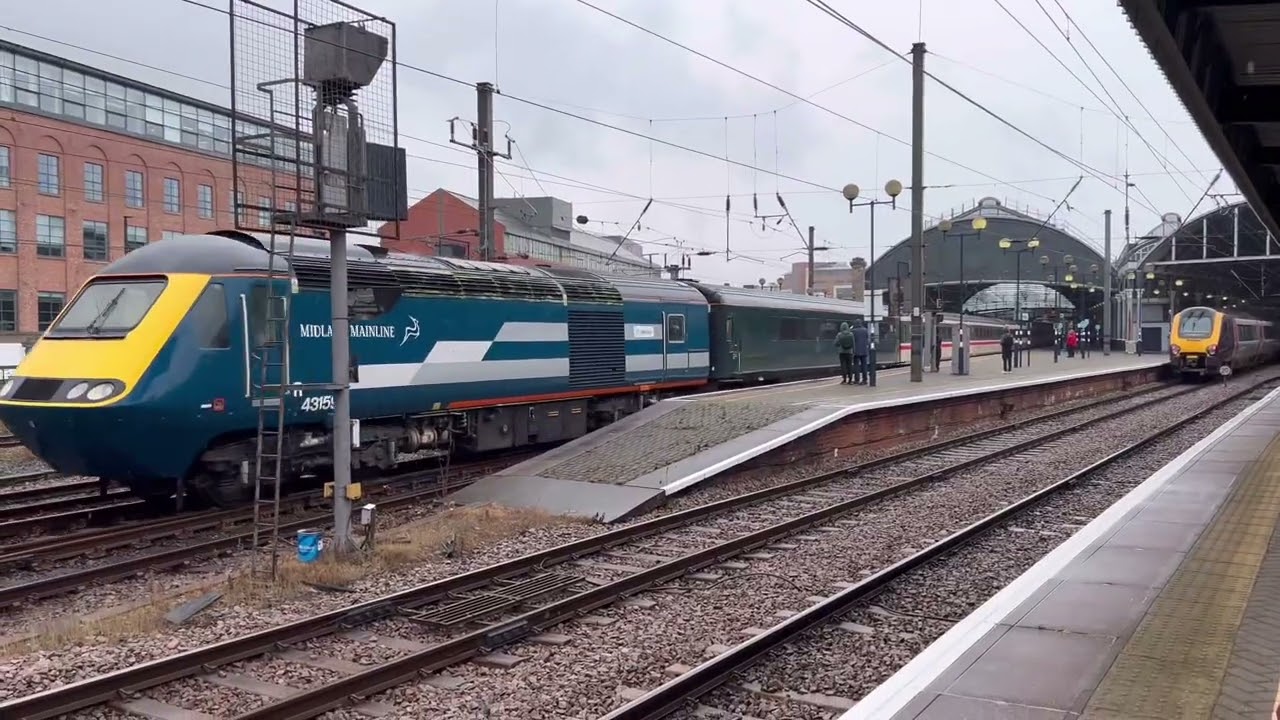 Trains at Newcastle.