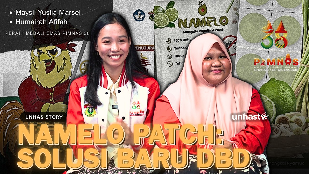 NAMELO Patch: Inovasi Mahasiswa Farmasi UNHAS Raih Emas PIMNAS & Siap Jadi Solusi Cegah DBD