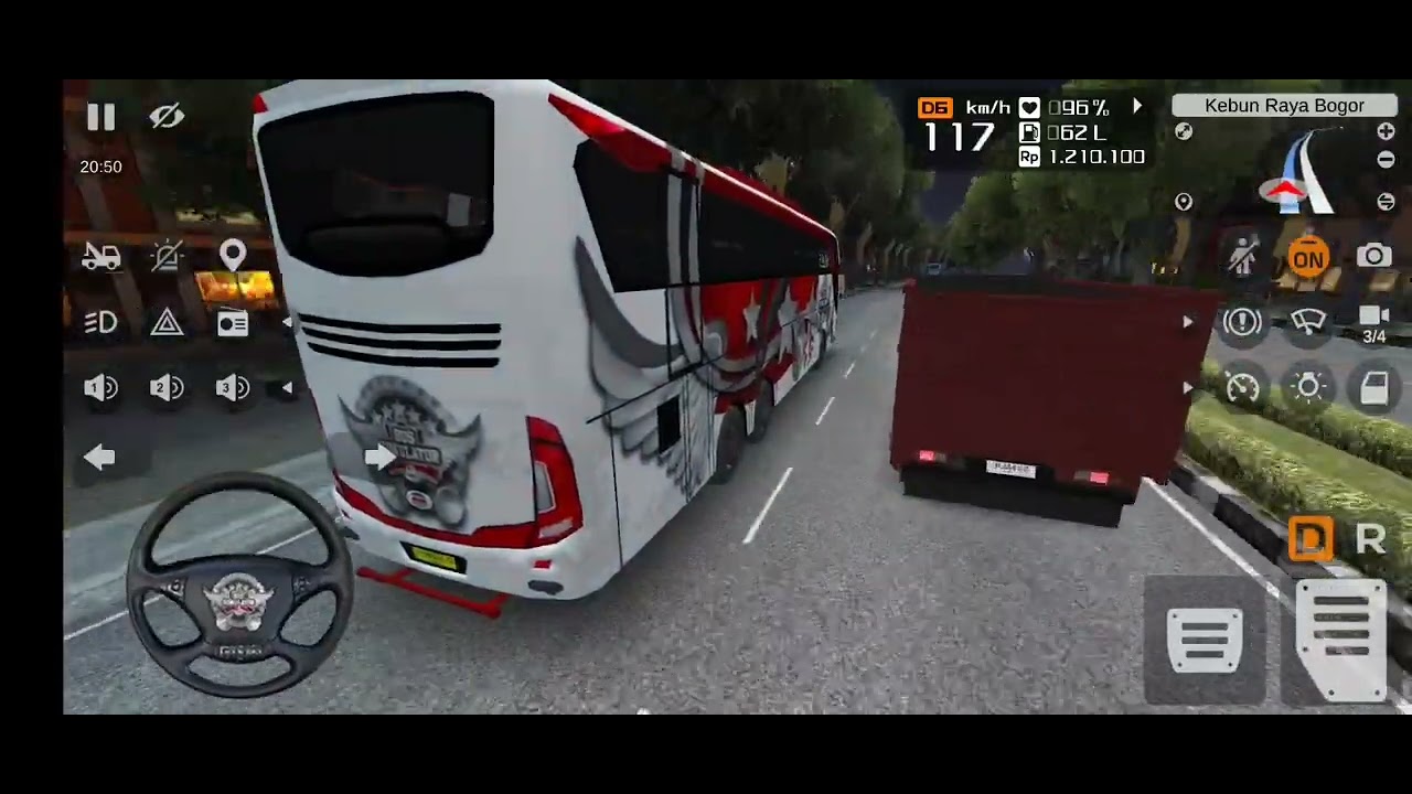 Monsoon 🌧️ Night Drive in Bus Simulator Indonesia 2026 |