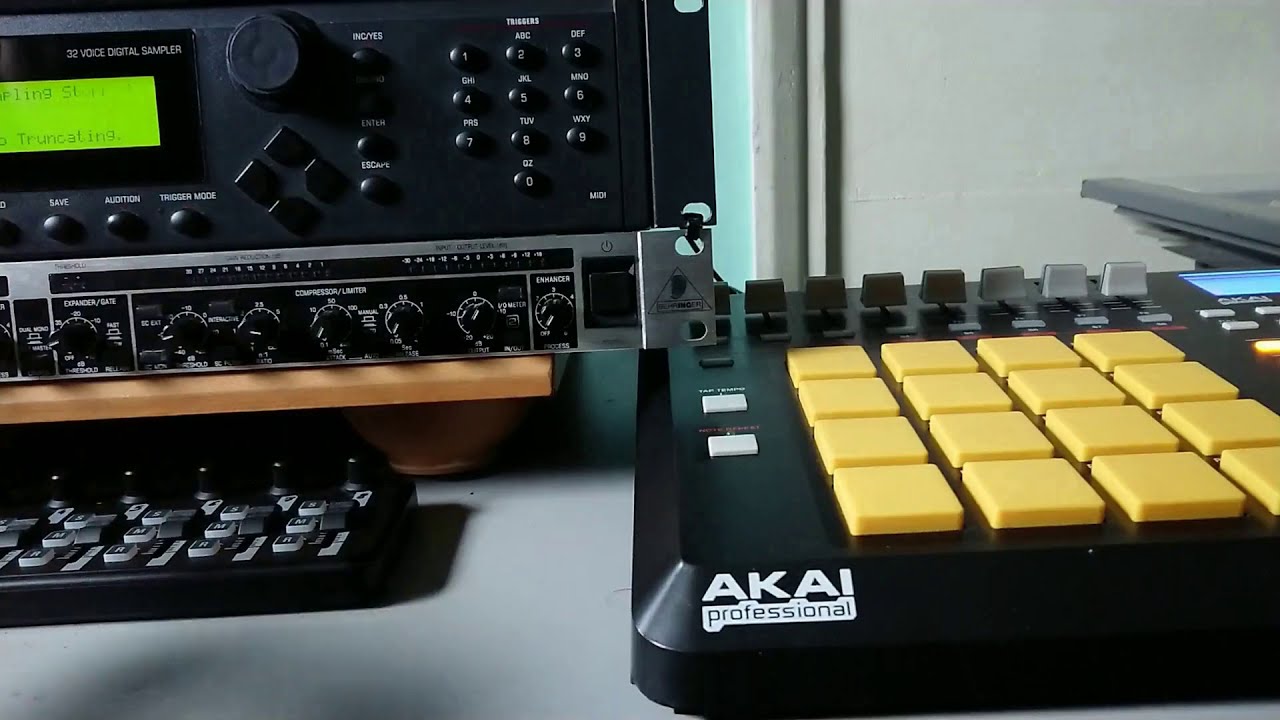 E-MU ESI-32: chopping drum loop