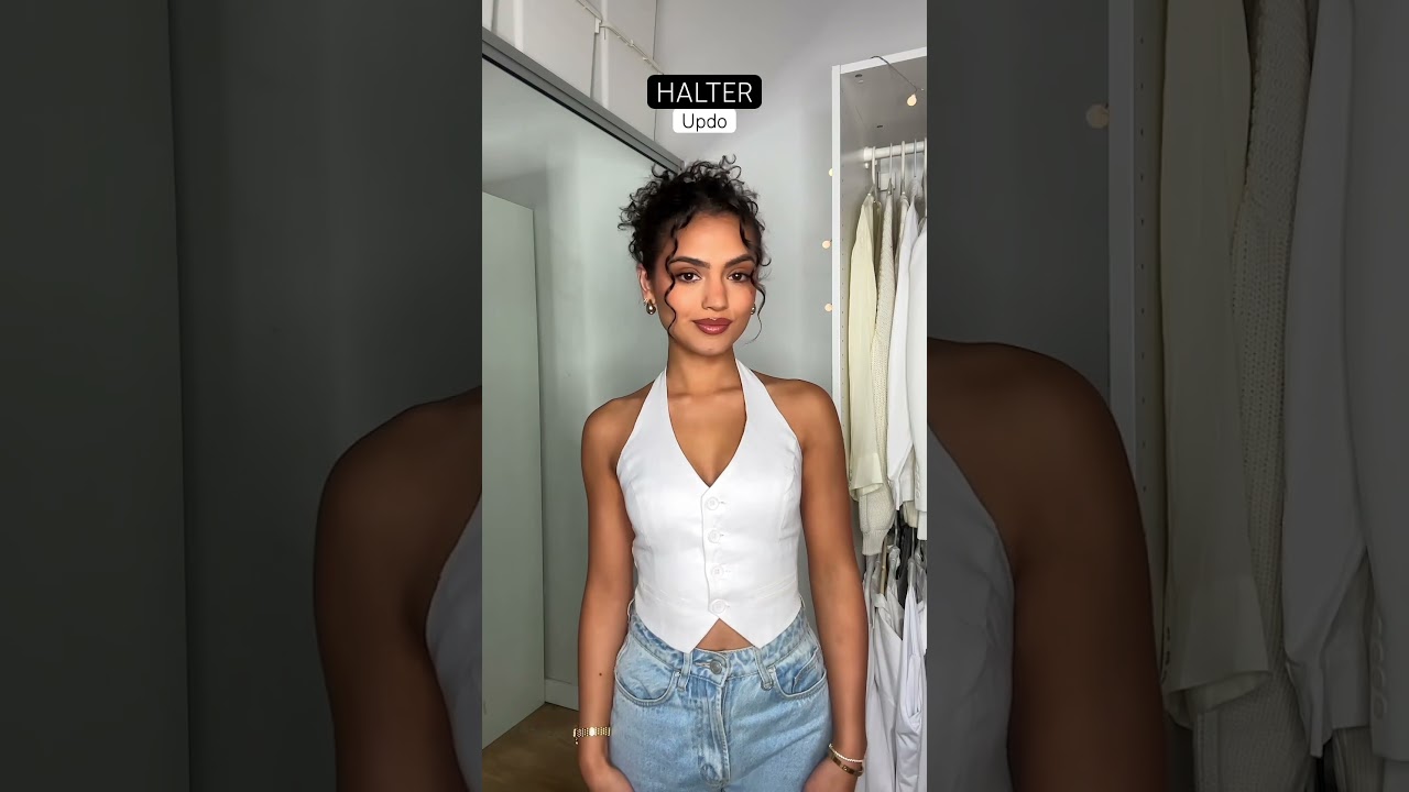 How to style curly hair to your outfit 🤍 part 1