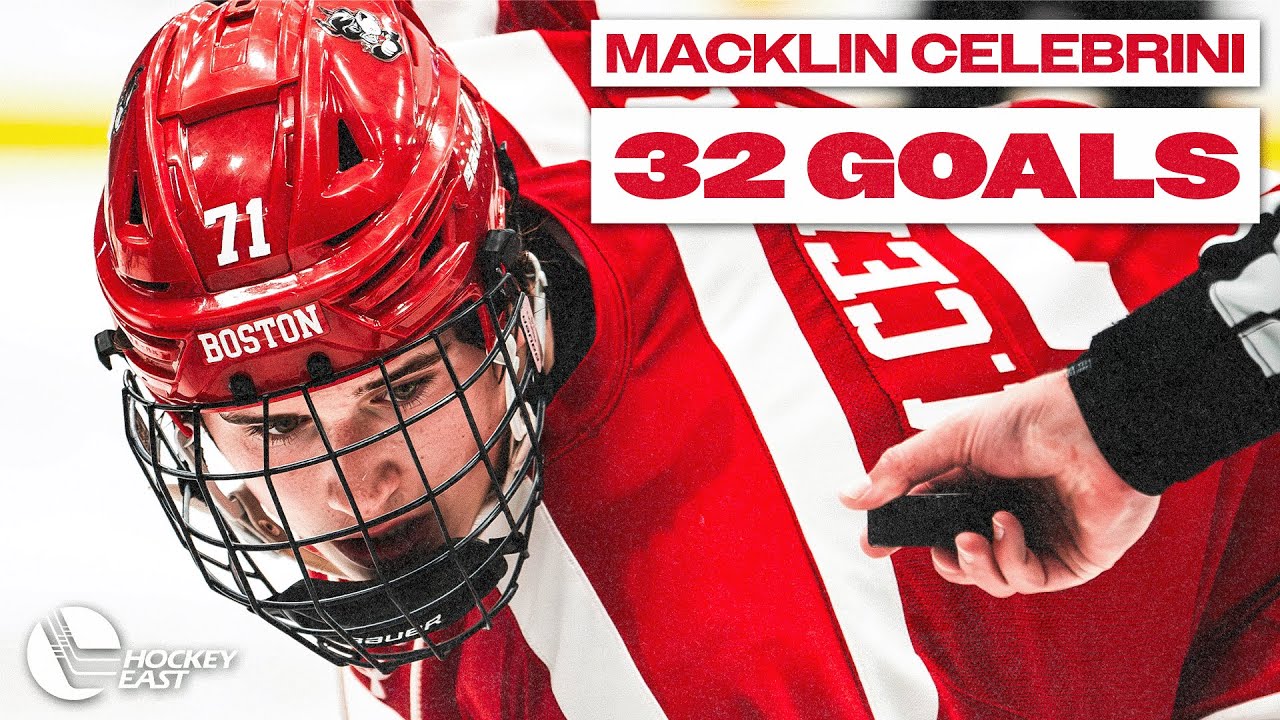 2023-2024 GOALS SUPERCUT | Macklin Celebrini - Hockey East Player of the Year