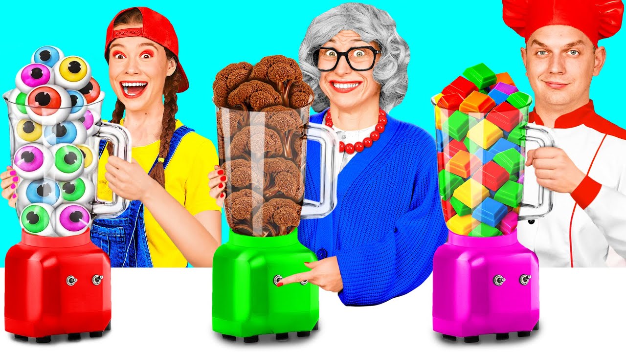 Ja vs Babcia &mdash; Kulinarne Wyzwanie | Szalona Bitwa Kulinarna od BaRaFun Challenge