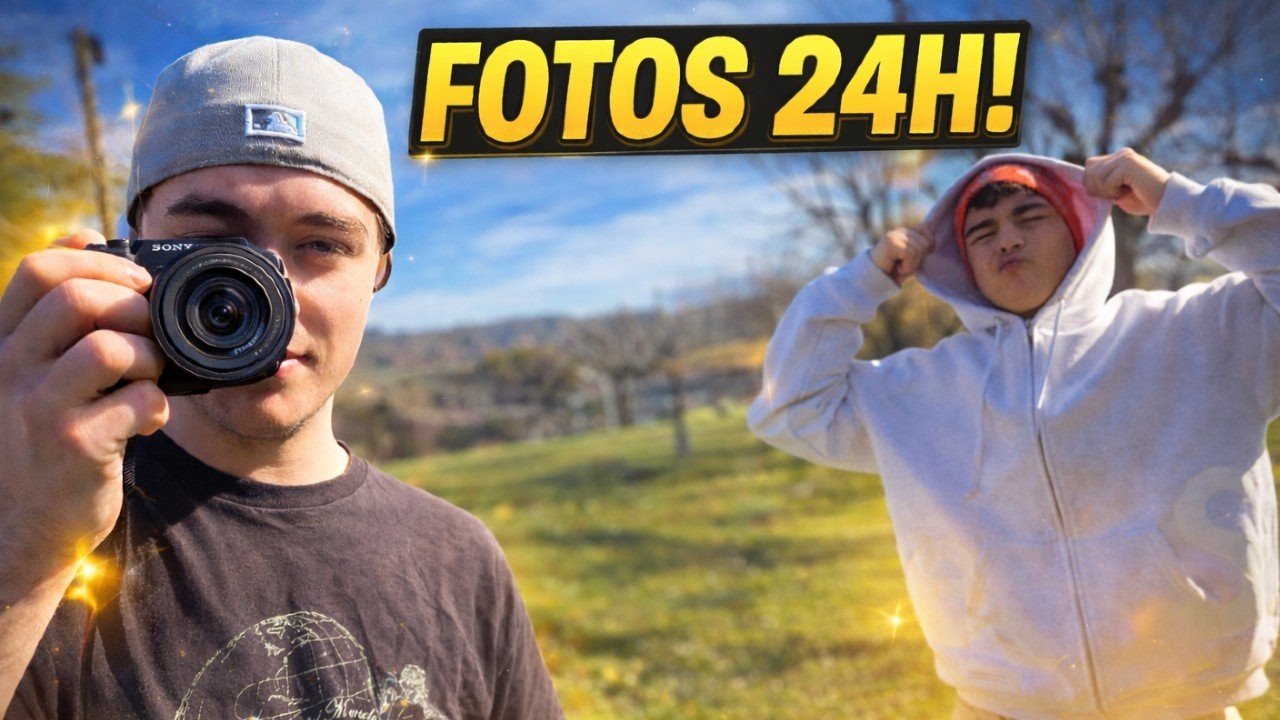 CONTRATE a un FOTOGRAFO PROFESIONAL para que me HAGA FOTOS DURANTE 24H