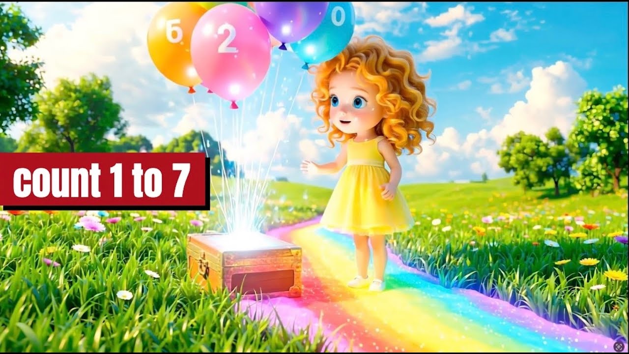 Learn to Count 1-7 with Daisy | Fun Counting Song for Preschoolers