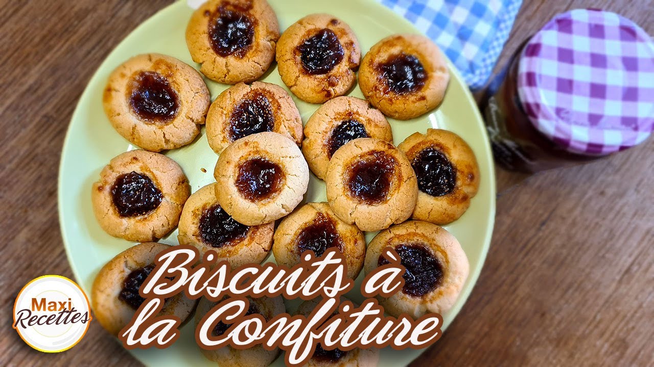 Biscuits à la Confiture - Recette Facile et Rapide