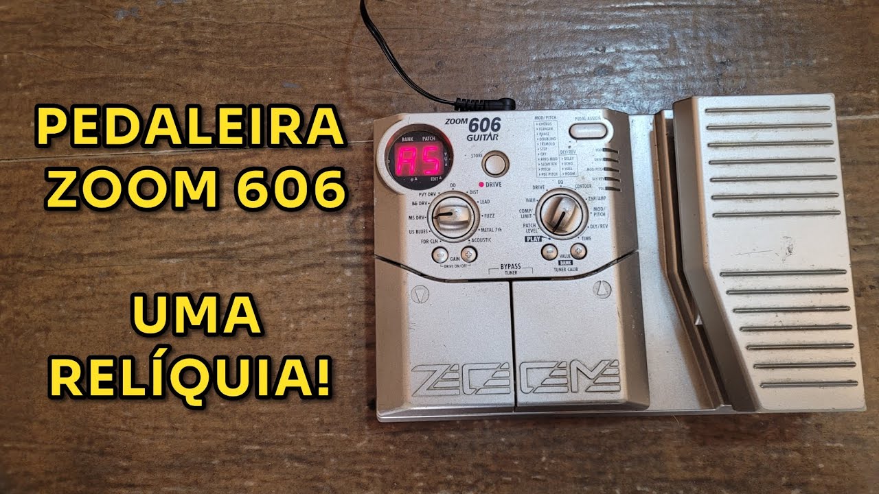 ZOOM 606 - 5 TIMBRES GRATUITOS - DEMONSTRAÇÃO E CONFIGURAÇÕES