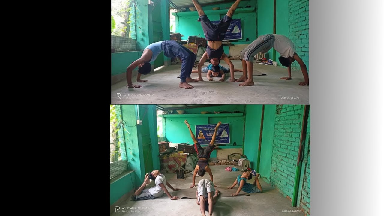 Unbelievable Yoga Group Stunts 😱 | 11s Shorts  