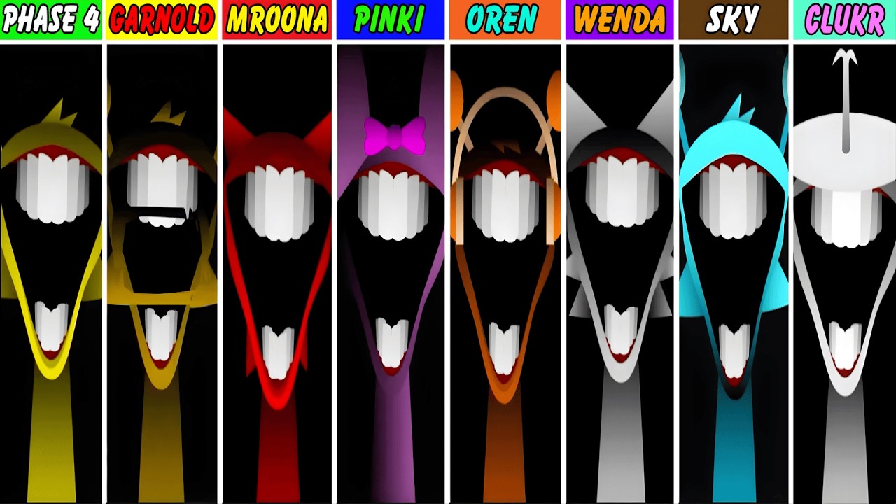 Phase 4 But Everyone Is Garnold Vs Mroona Vs Pinki Vs Oren Vs Wenda Vs Sky Vs Clukr