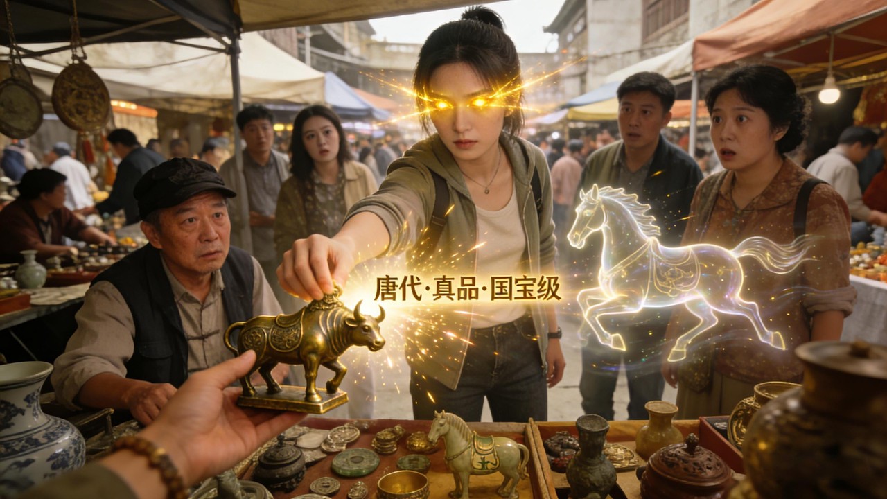 🍔一砸覺醒神瞳！動物古董全看透，地下還藏著金礦！#逆袭 #movie #精彩影视 #短剧 #drama #一口气看完 #film #穿越 #anime #正能量剧情 #鉴宝 #逆袭 #开挂