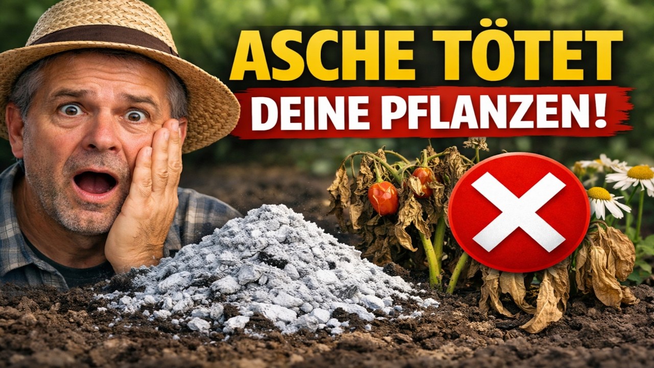 ASCHE IST KEIN DÜNGER! Du bringst diese 20 Pflanzen um, ohne es überhaupt zu merken!