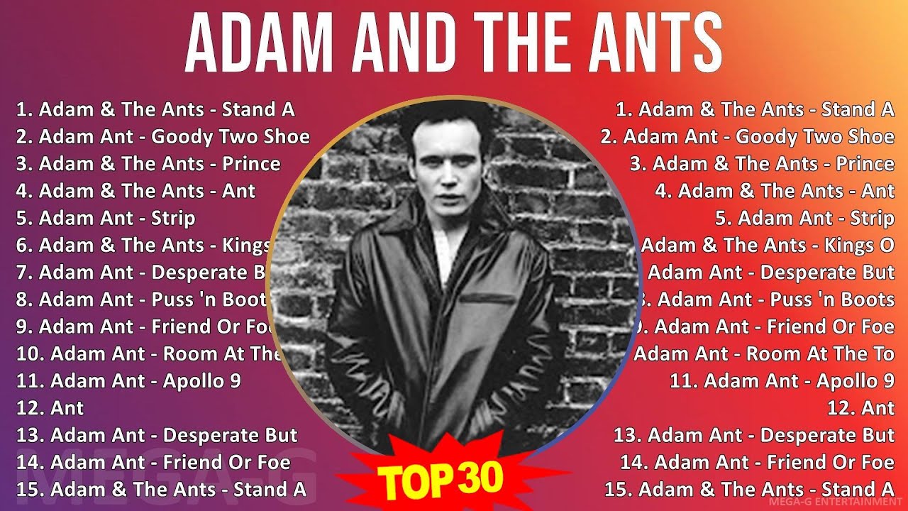 A d a m a n d T h e A n t s 2024 MIX Non-Stop Playlist ~