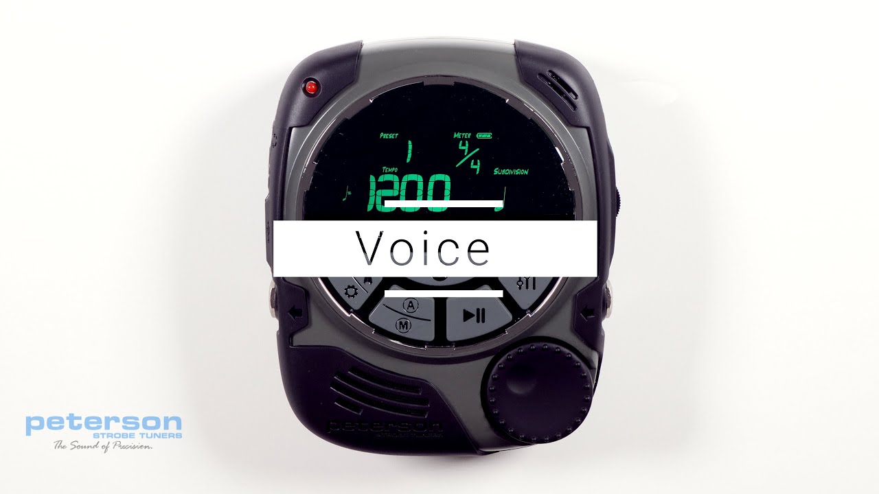 StroboPLUS HDC Metronome Video Instructional Manual - 10 Voice Settings