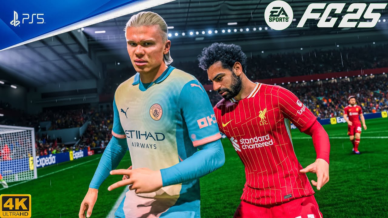 FC 25 - Liverpool Vs Manchester City - Ft. Haaland,Salah | Premier League 24/25 | PS5™ [4K60]