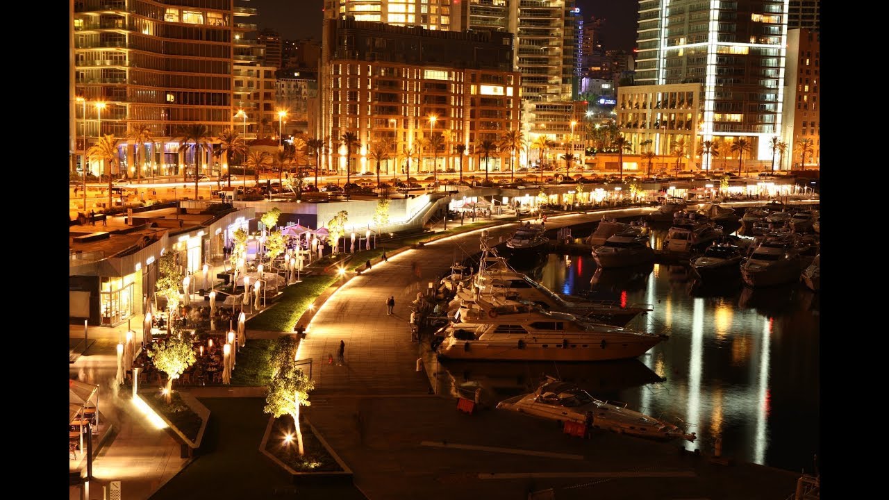 Zaitunay Bay At Night - Beirut - Lebanon - By My Camera