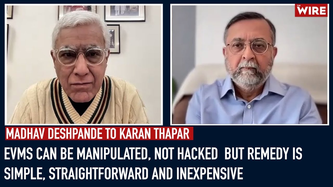 EVMs Can Be Manipulated, Not Hacked, But There's a Simple, Straightforward, Inexpensive Remedy