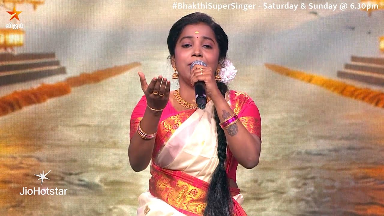 Glimpse of Santhana Malligaiyil  Song by #Abirami 🙏❤️&zwj;🔥| Bakthi Super Singer | Episode Promo