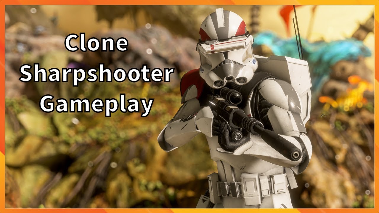 Clone Sharpshooter Gameplay Star Wars Battlefront 2