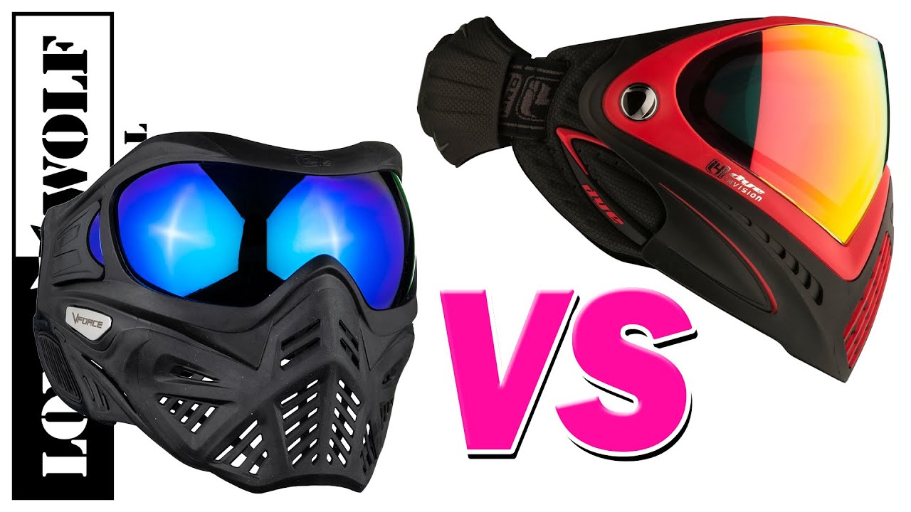 V-Force Grill 2.0 vs Dye i4 Pro | Best Paintball Mask Comparison | Lone Wolf Paintball